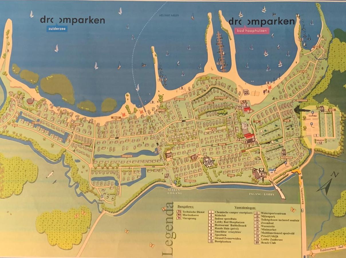 Badhoophuizen 6-Per Bungalow Veluwemeer Trampoline Hulshorst Εξωτερικό φωτογραφία